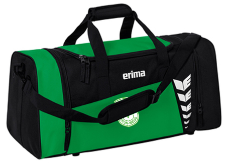 Sporttasche | Erima Six Wings | smaragd/schwarz | SV Grün-Weiss Niedertrebra e.V.
