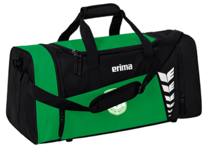 Sporttasche | Erima Six Wings | smaragd/schwarz | SV Grün-Weiss Niedertrebra e.V.