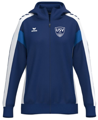 Trainingsjacke mit Kapuze | ERIMA Celebrate 125 | Damen | new Navy/weiss | USV Jena