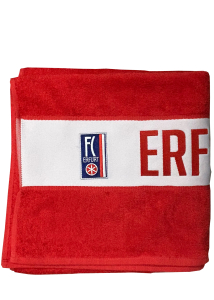 Duschtuch Badetuch | Traditionslogo | rot | Erfurt
