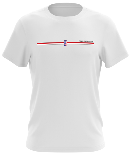 T-Shirt | stripes Traditionslogo | weiß | Erfurt