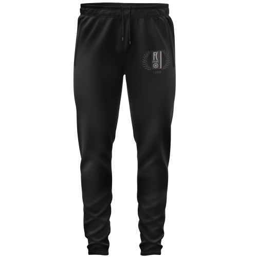 Jogginghose | Unisex | Traditionslogo gestickt | schwarz | Erfurt