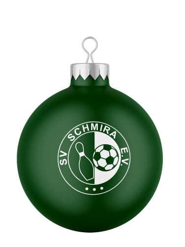 Weihnachtsbaumkugel | matt | Logo | SV Schmira e.V.