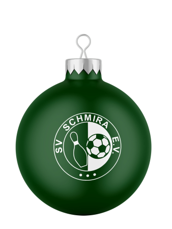 Weihnachtsbaumkugel | matt | Logo | SV Schmira e.V.