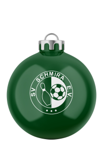 Weihnachtsbaumkugel | glänzend | Logo | SV Schmira e.V.