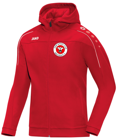 Kapuzenjacke | Kinder/Herren | JAKO Classico | rot | JSC...