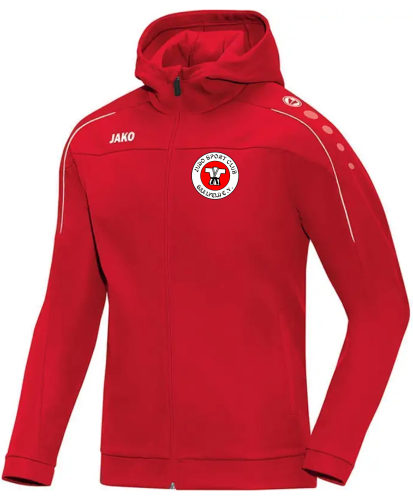 Kapuzenjacke | Damen | JAKO Classico | rot | JSC Saalfeld