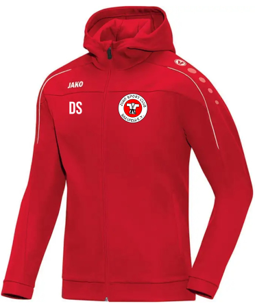 Kapuzenjacke | Damen | JAKO Classico | rot | JSC Saalfeld