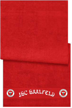 Badetuch/Strandtuch | rot | JSC Saalfeld