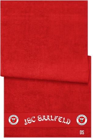 Badetuch/Strandtuch | rot | JSC Saalfeld