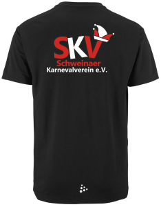 T-Shirt | Craft Evolve 2.0 Structured Jersey | Herren | schwarz | Schweinaer Karnevalverein e. V.