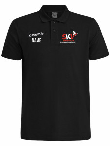 Polo | Craft Progress 2.0 | Herren | schwarz | Schweinaer Karnevalverein e. V.