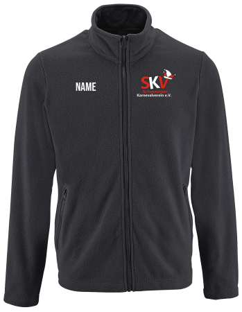 Fleecejacke | Herren | schwarz | Schweinaer Karnevalverein e.V.