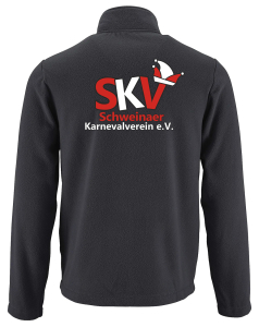 Fleecejacke | Herren | schwarz | Schweinaer Karnevalverein e.V.