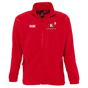 Fleecejacke | Herren | rot | Schweinaer Karnevalverein e.V.