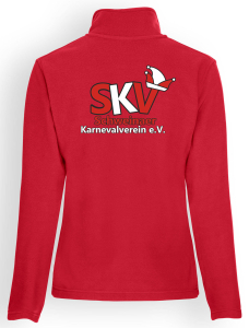 Fleecejacke | Damen | rot | Schweinaer Karnevalverein e.V.