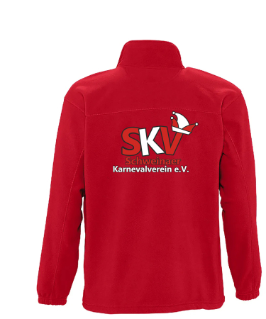 Fleecejacke | Kinder | rot | Schweinaer Karnevalverein e.V.