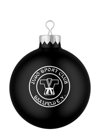 Weihnachtsbaumkugel | matt | Logo | JSC Saalfeld