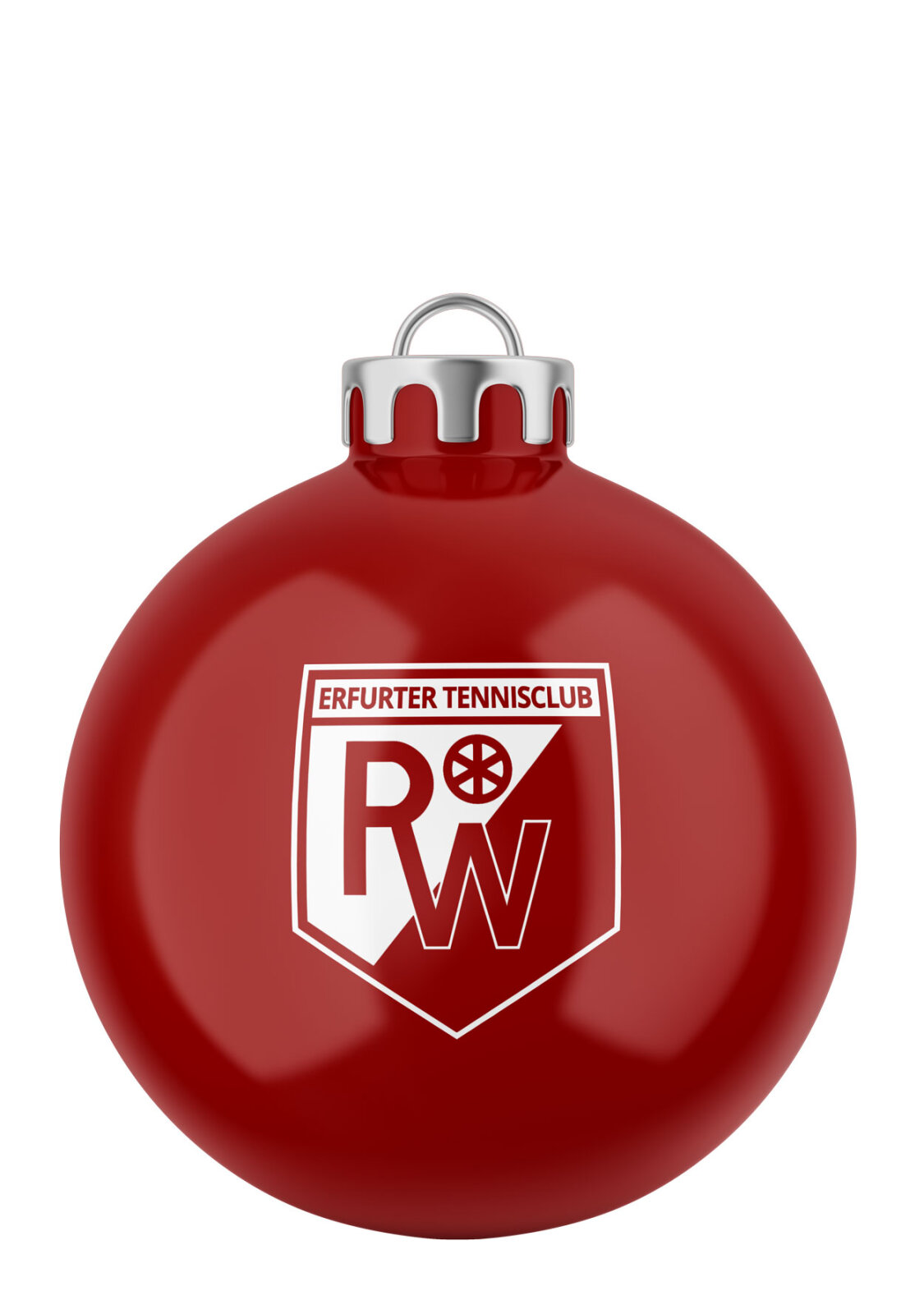 Weihnachtsbaumkugel | glänzend | Logo