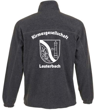 Fleecejacke | Herren | schwarz | Kirmesgesellschaft...