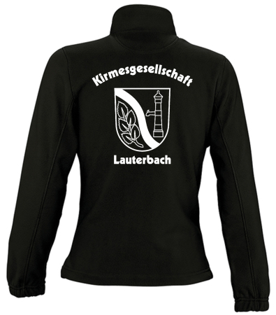 Fleecejacke | Damen | schwarz | Kirmesgesellschaft...