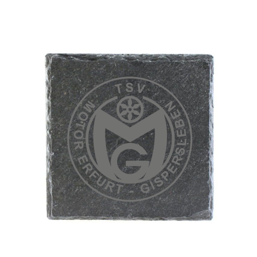 Untersetzer | Schiefer | Logo | TSV Motor Gispersleben