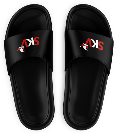 Badeschuhe | Logo | schwarz | Schweinaer Karnevalverein e.V.
