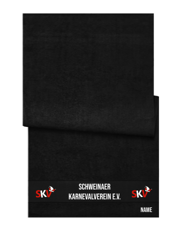 Handtuch | schwarz | Schweinaer Karnevalverein e.V.