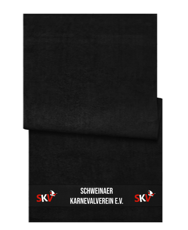 Badetuch | Strandtuch | schwarz | Schweinaer...
