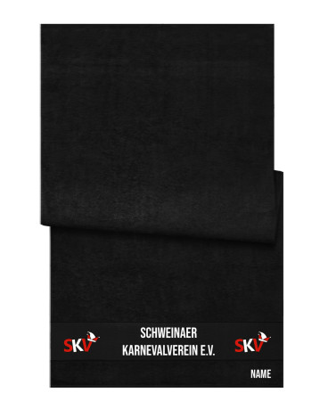 Badetuch | Strandtuch | schwarz | Schweinaer...