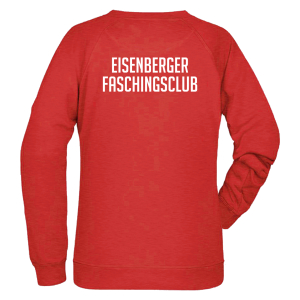 Sweatshirt | James&Nicholson | rot | Eisenberger Faschingsclub e.V.