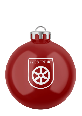 Weihnachtsbaumkugel | glänzend | Logo | TV 98 Erfurt...
