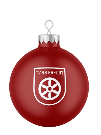 Weihnachtsbaumkugel | matt | Logo | TV 98 Erfurt Faustball