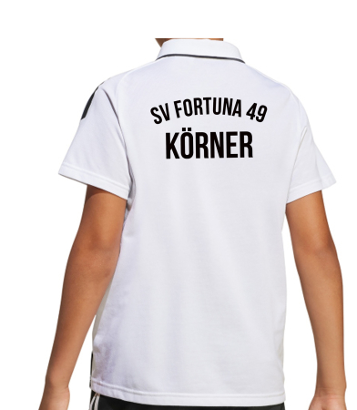Polo | Kinder | adidas TIRO 25 | white | SV Fortuna 49...