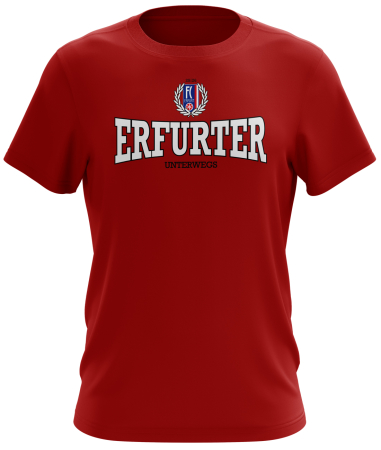 T-Shirt | Tourshirt 25/26 | Erfurter Unterwegs | rot |...