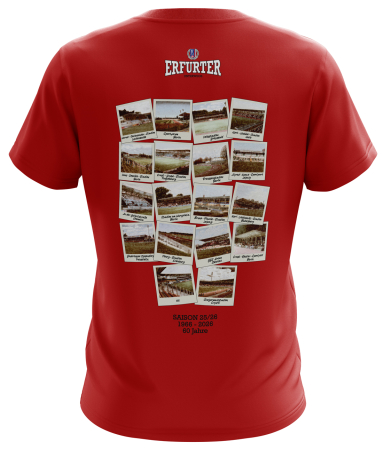 T-Shirt | Tourshirt 25/26 | Erfurter Unterwegs | rot |...