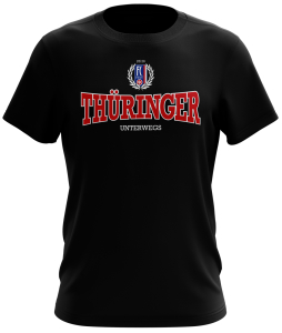T-Shirt | Tourshirt 25/26 | Thüringer Unterwegs | schwarz | Erfurt