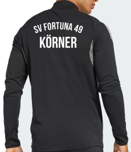 Training Jacket | Herren | adidas TIRO 25 | black | SV Fortuna 49 Körner