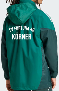 All Weather Jacket | Herren | adidas TIRO 25 | dark green | SV Fortuna 49 Körner