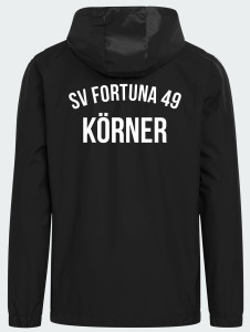 All Weather Jacket | Herren | adidas TIRO 25 | black | SV Fortuna 49 Körner