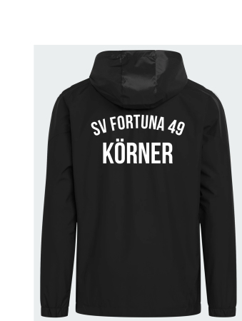 All Weather Jacket | Kinder | adidas TIRO 25 | black | SV Fortuna 49 Körner