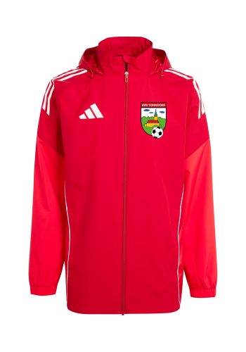 Allwetterjacke | Adidas Tiro 25 | Kinder | rot | SV70 Tonndorf