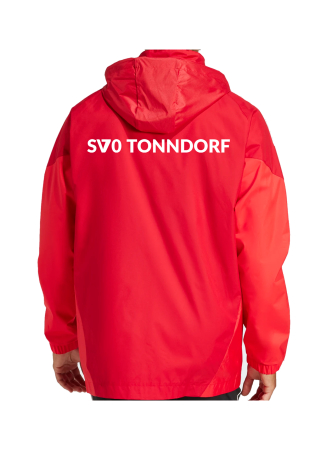 Allwetterjacke | Adidas Tiro 25 | Kinder | rot | SV70 Tonndorf