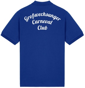 Polo unisex | Stanley Stella Prepster 2.0 | worker blue | Großwechsunger Carnevalclub e.V.
