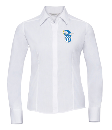 Bluse | langarm | Damen | weiss | Großwechsunger...
