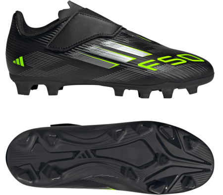 adidas | F50 CLUB VEL FG/MG J | schwarz