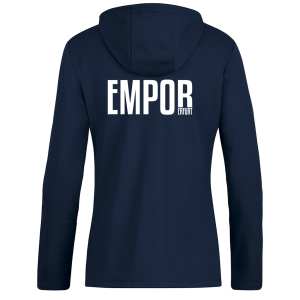 Polyesterjacke mit Kapuze für Damen | JAKO Power | marine/weiß | Trainer | SV Empor Erfurt