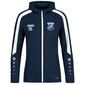 Polyesterjacke mit Kapuze für Damen | JAKO Power | marine/weiß | Trainer | SV Empor Erfurt