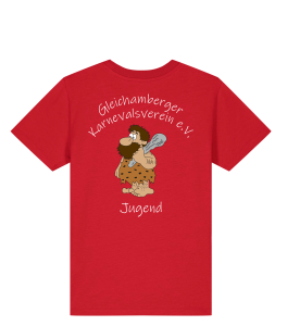 T-Shirt für Kinder  | Stanley&Stella rot | Gleichamberger Karnevalsverein e.V.