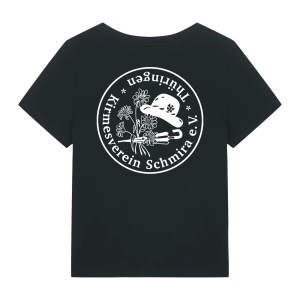T-Shirt mit V-Ausschnitt Damen | Stanley Stella Isla | schwarz | Kirmesgesellschaft Schmira